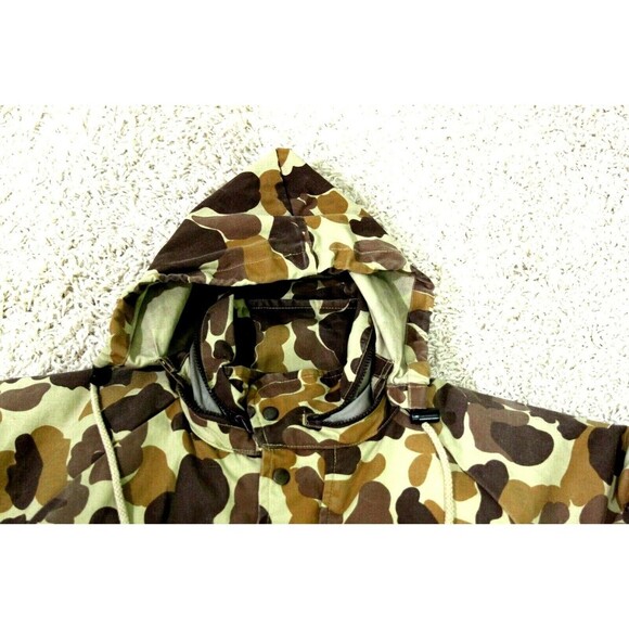 Vintage Gamehide Insulate Waterproof Duck Hunter Camo Hood Hunting Mens Jacket L - Picture 5 of 12